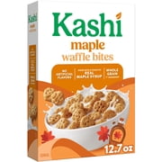 Kashi Maple Waffle Bites Breakfast Cereal, Whole Grain, 12.7 oz