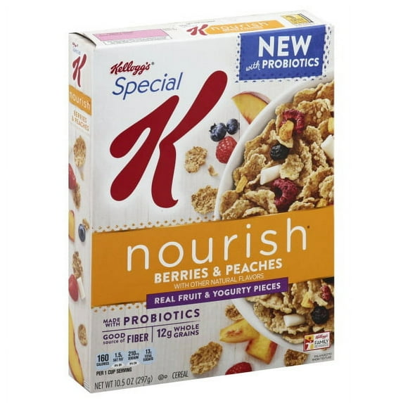 Special K Probiotics Berries & Peaches Cereal 10.5 oz