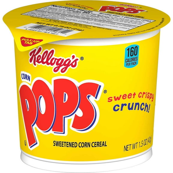 Kellogg’S Corn Pops Breakfast Cereal In A Cup (12 Ct.)