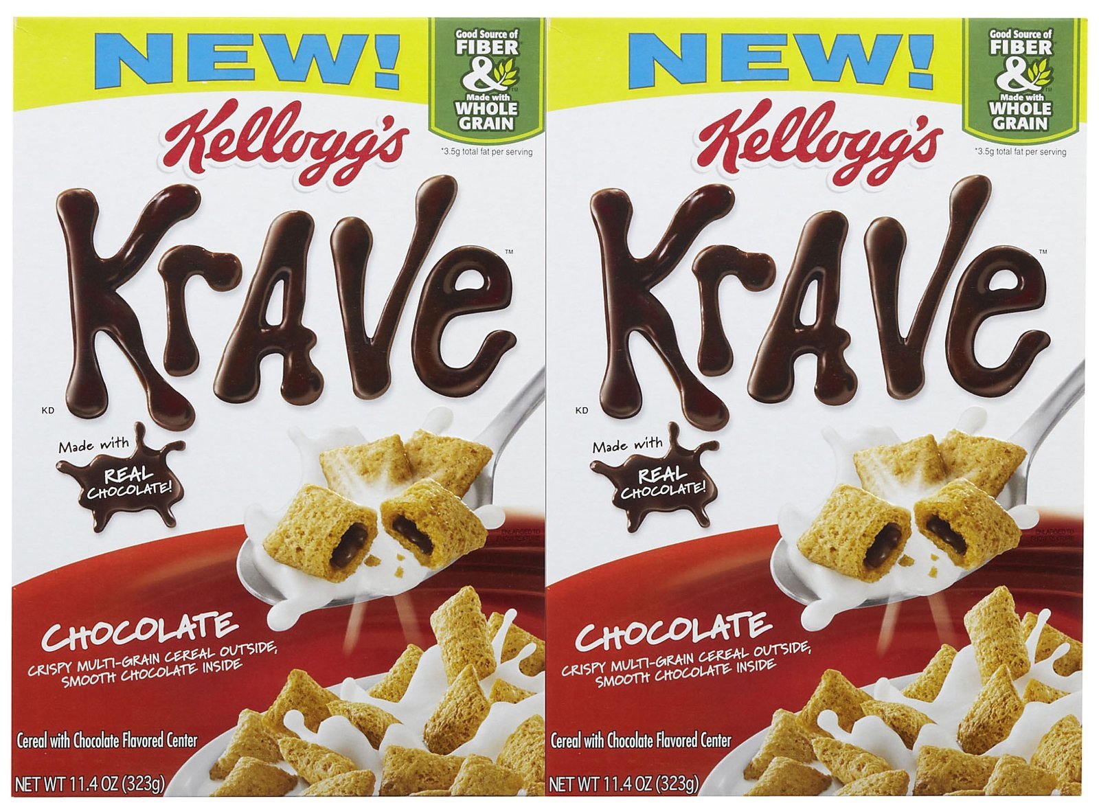 Kellogg,S Krave Krave Cereal Chocolate 11.4 Oz 2 Pk