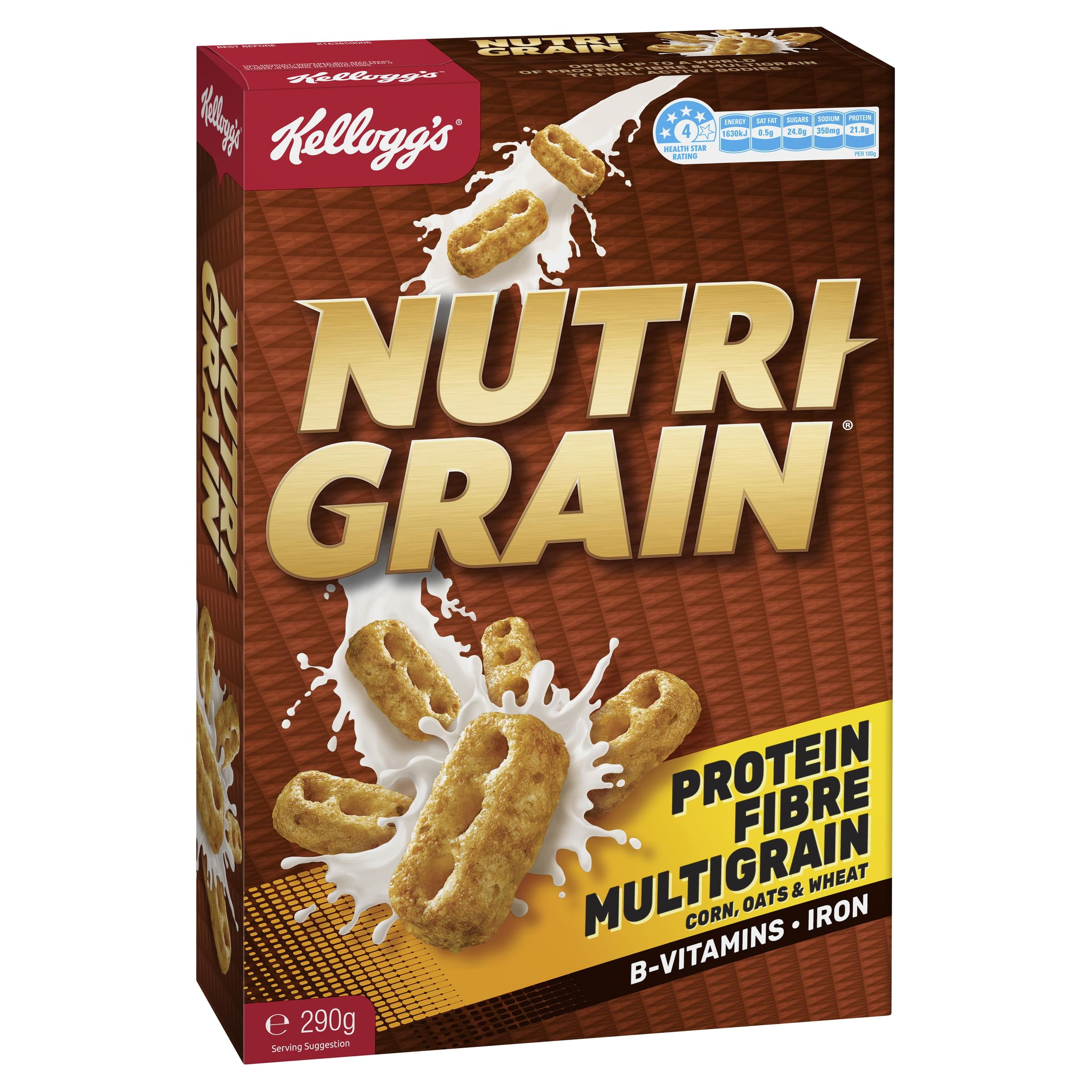 Kellogg'S Nutri Grain 290G AIF4