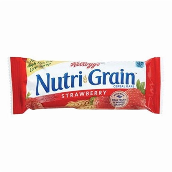Kellogg Snacks 1.3 oz Snack Nutri-Grain Strawberry- pack of 16