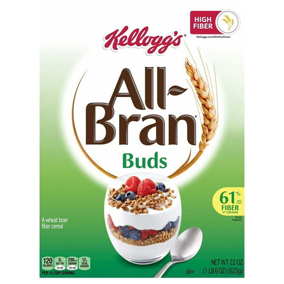 Kellogg's All Bran Buds Cereal - 22 oz (Pack of 1)