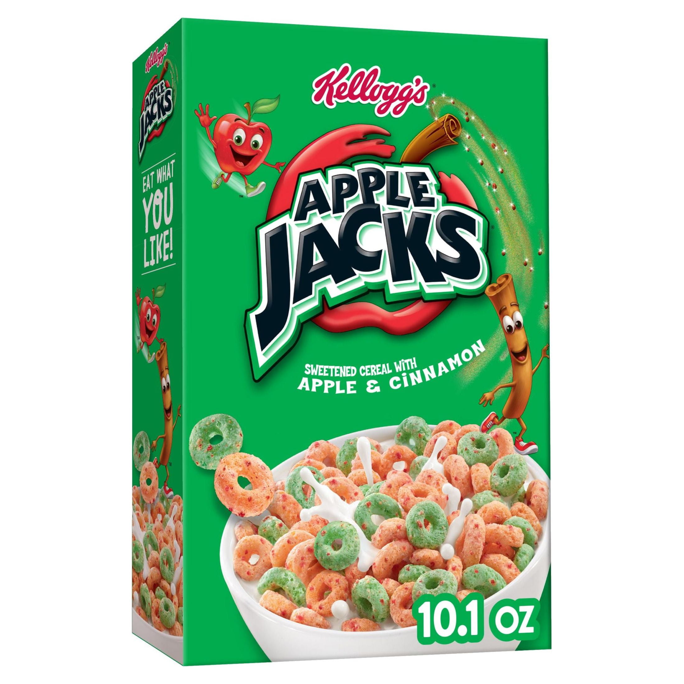 Kellogg's Apple Jacks Original Breakfast Cereal, 10.1 oz Box