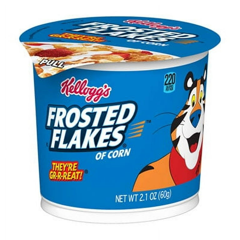 Breakfast Cereal, Frosted Flakes, Single-Serve 2.1 oz Cup, 6/Box Breakfast Cereal, Frosted Flakes, Single-Serve 2.1 oz Cup, 6/Box