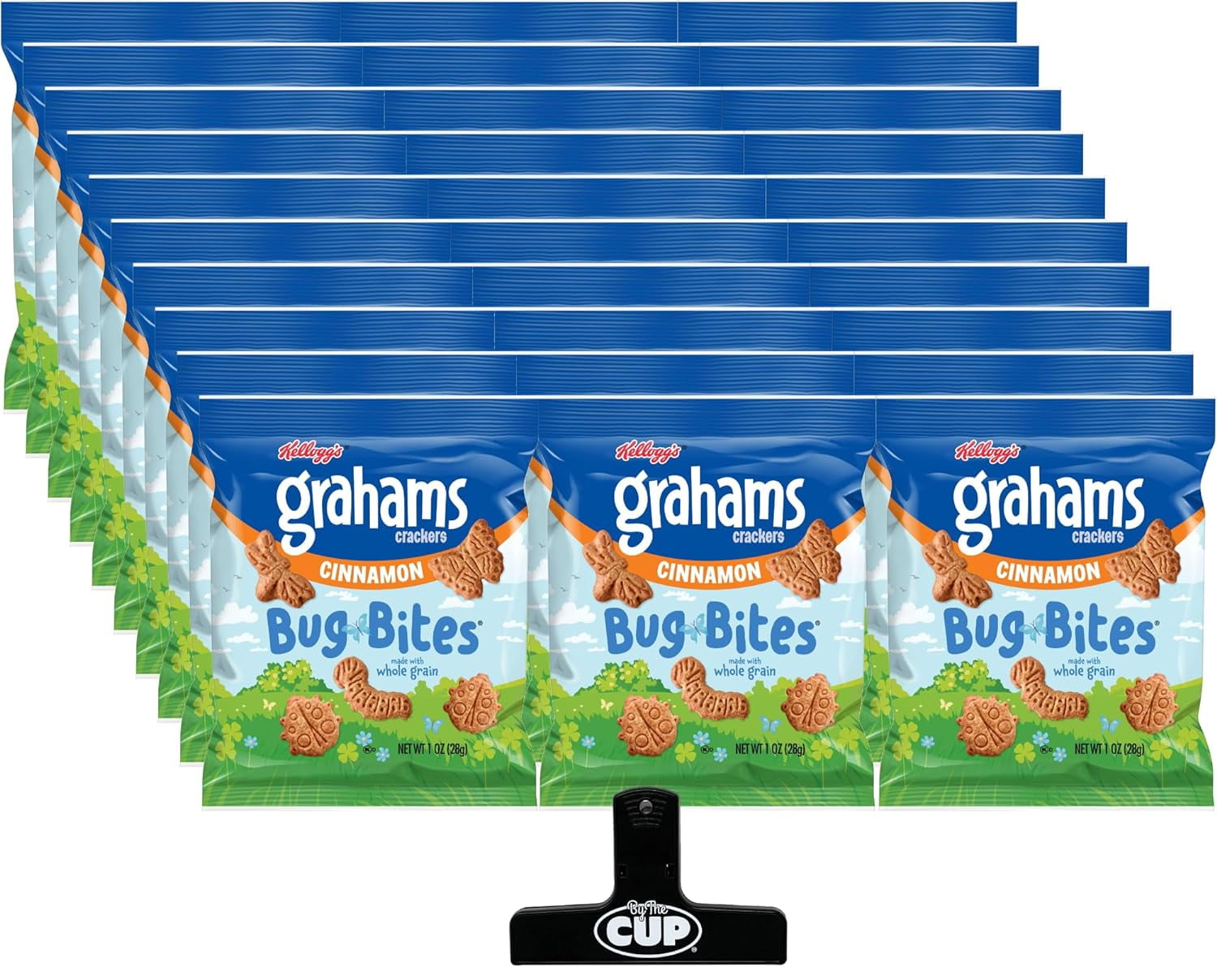 Kellogg's Bug Bites Graham Cracker Snack Pack, 1 oz (Pack of 30) with