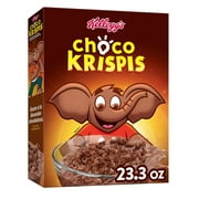 Kellogg's Choco Krispis Breakfast Cereal, 9 Vitamins and Minerals, Kids Snacks, Original, 23.3oz Box (1 Box)