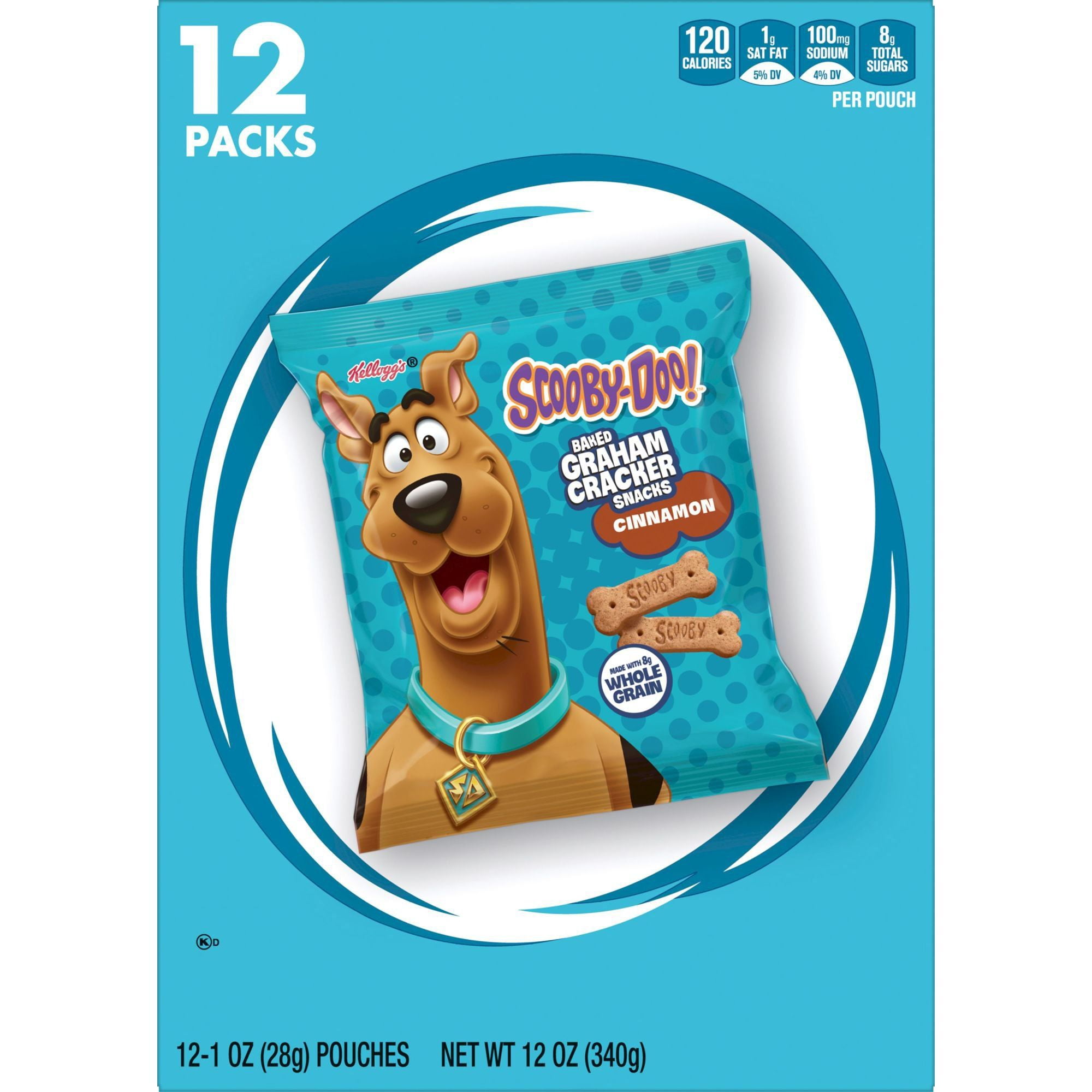 Kellogg's Cinnamon Baked Graham Cracker Sticks, 12 oz - 12 ct Package May Vary