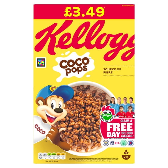 Kellogg's Coco Pops 420g (pack of 6)