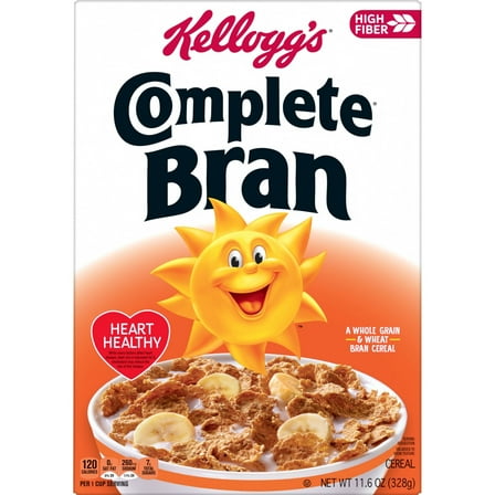 Kellogg's Complete Bran Cereal - 11.6 oz (Pack of 2)