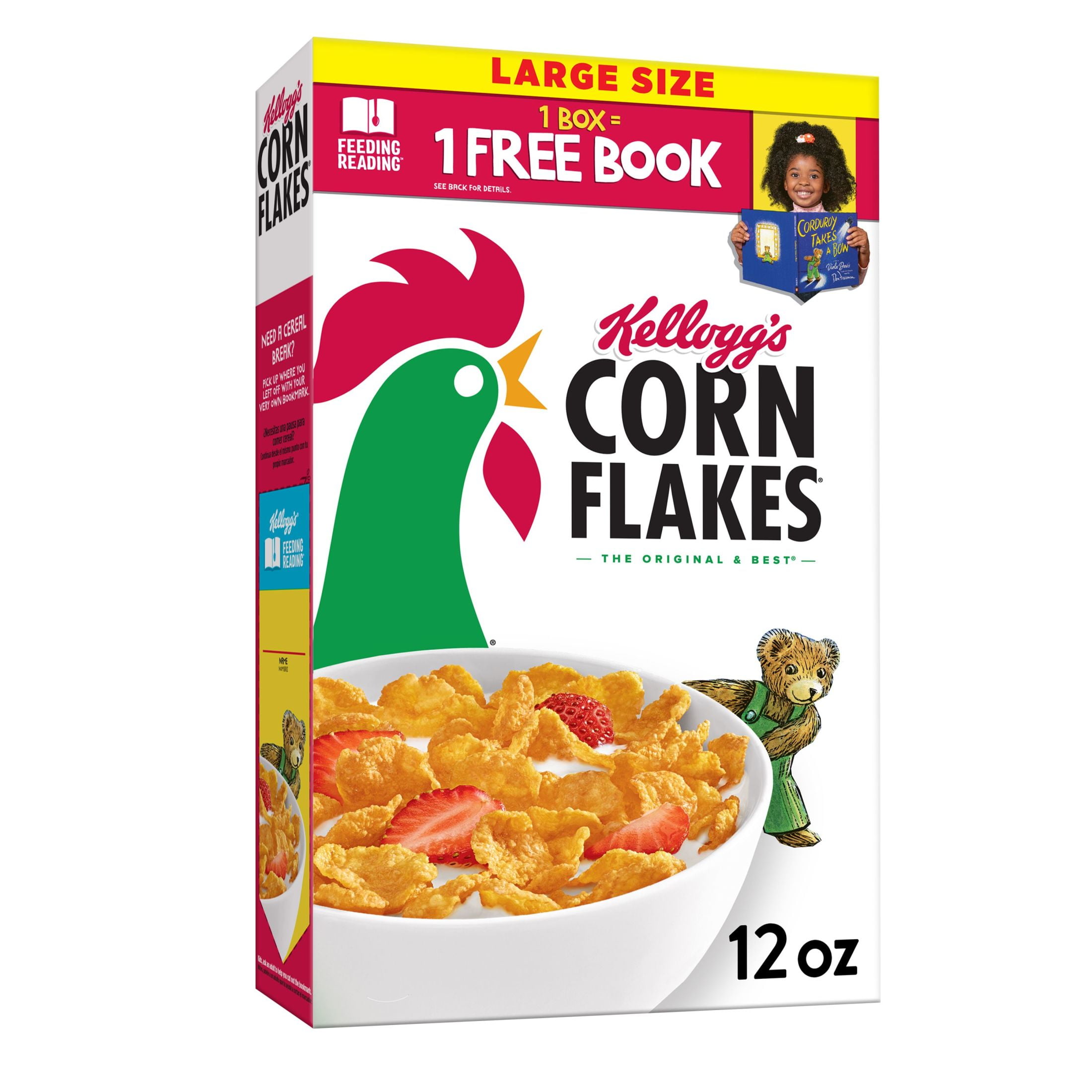 Kellogg's Corn Flakes Original Breakfast Cereal, 12 oz