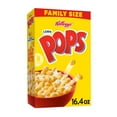 thumbnail image 1 of Kellogg's Corn Pops Breakfast Cereal, Kids Cereal, Family Breakfast, Family Size, Original, 16.4oz Box (1 Box), 1 of 12