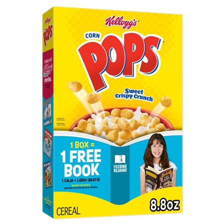 Kellogg's Corn Pops Original Breakfast Cereal, 8 Vitamins and Minerals, 8.8 oz
