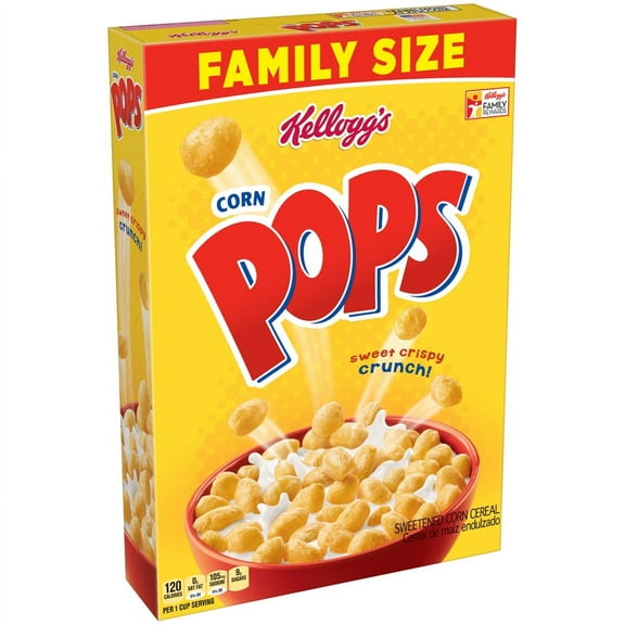 Kellogg's Corn Pops Cereal Family Size 21.4 oz