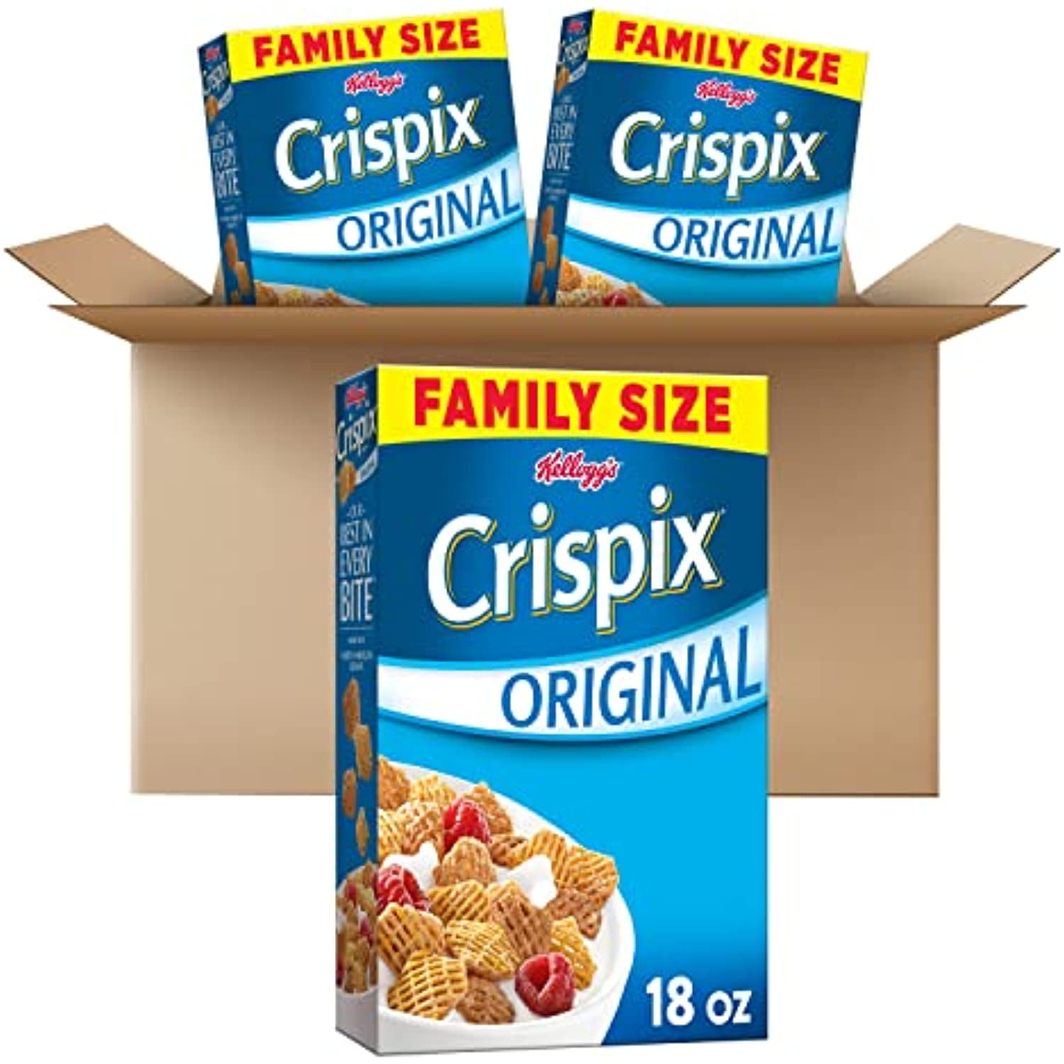 Kellogg #39 s Crispix Cold Breakfast Cereal 8 Vitamins and Minerals Great