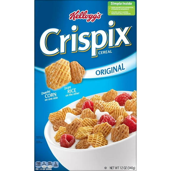 Kellogg's Crispix Original Cold Breakfast Cereal, 12 oz
