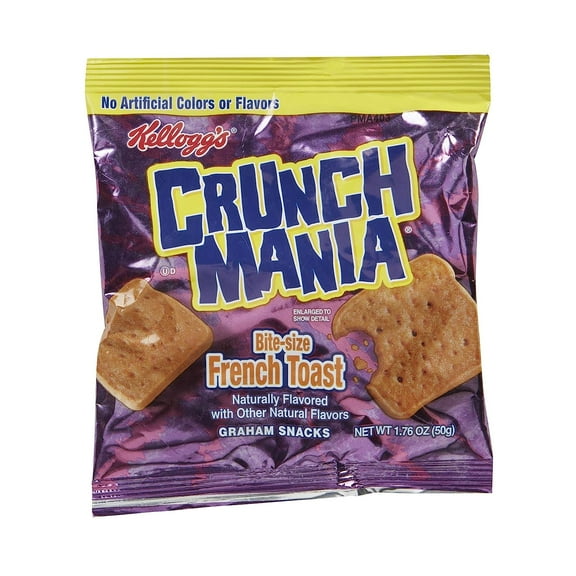 Kellogg's, Crunchmania, Bite-Size French Toast, 1.76oz (100 Count)