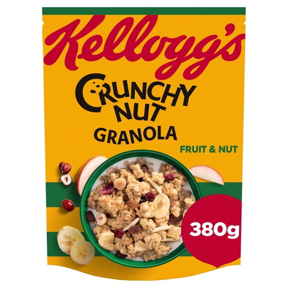 Kellogg's Crunchy Nut Granola - Fruit & Nut 380g, Imported from Britain
