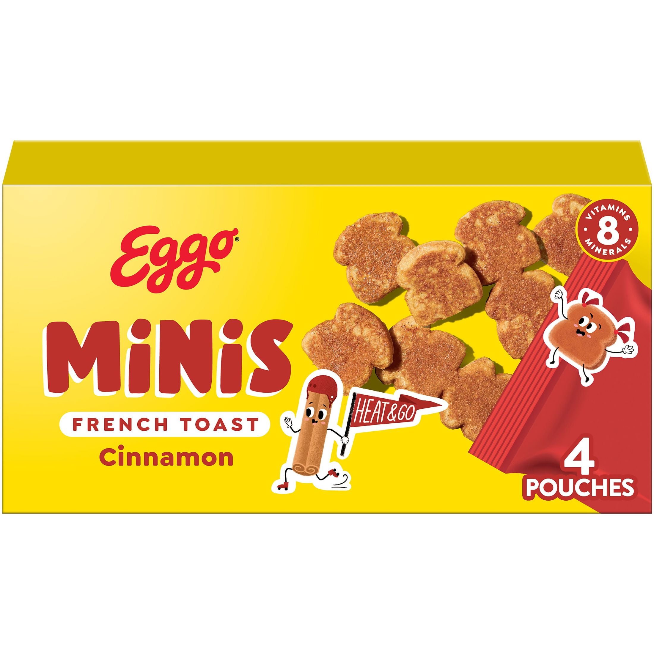 Eggo Minis Cinnamon French Toast, Frozen Breakfast, 9.3 oz, 4 Count