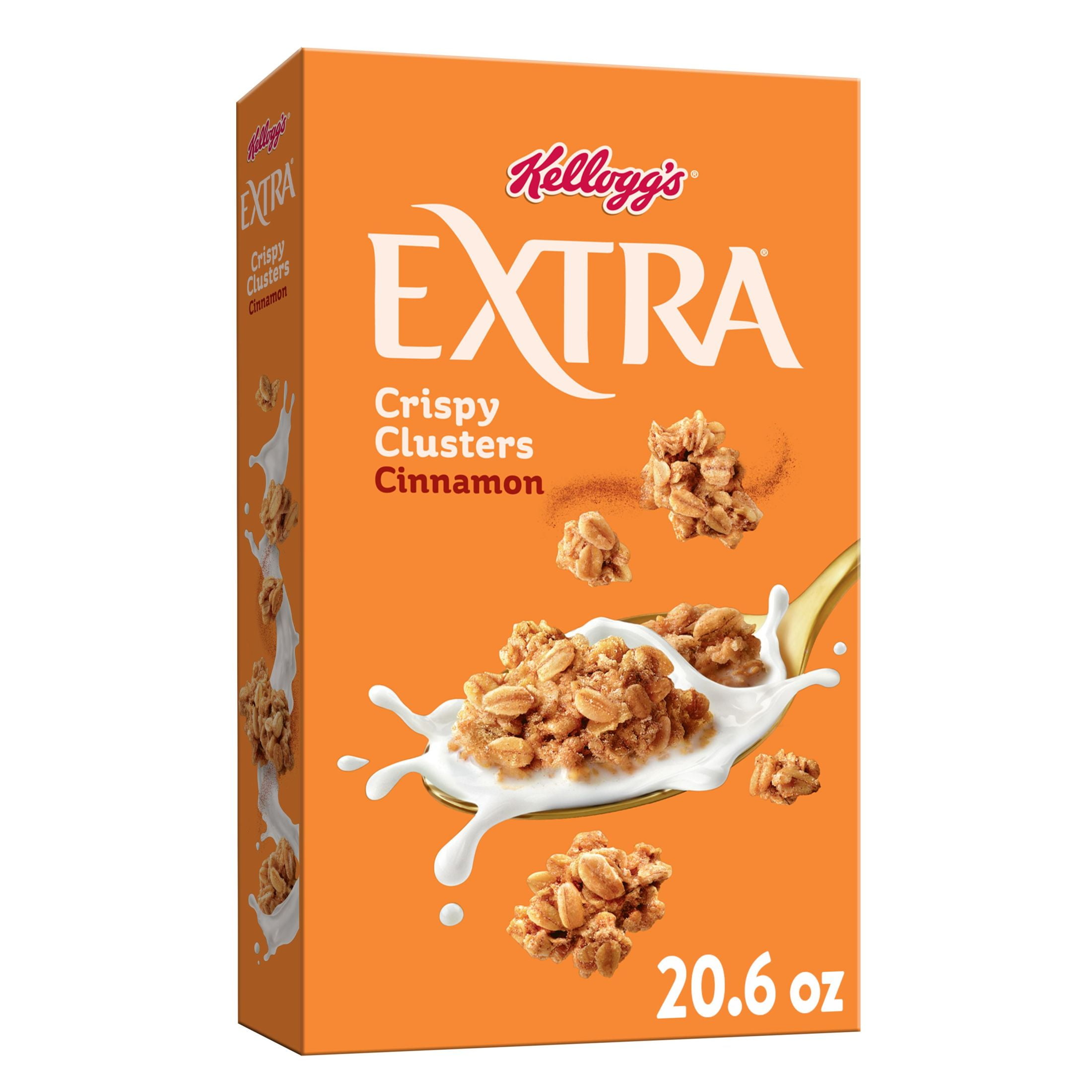 Kellogg's Extra Cinnamon Granola Cereal, 20.6 oz Box