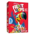 thumbnail image 1 of Kellogg's Froot Loops Breakfast Cereal, Kids Cereal, Family Breakfast, Original, 8.9oz (Pack 6), 1 of 5