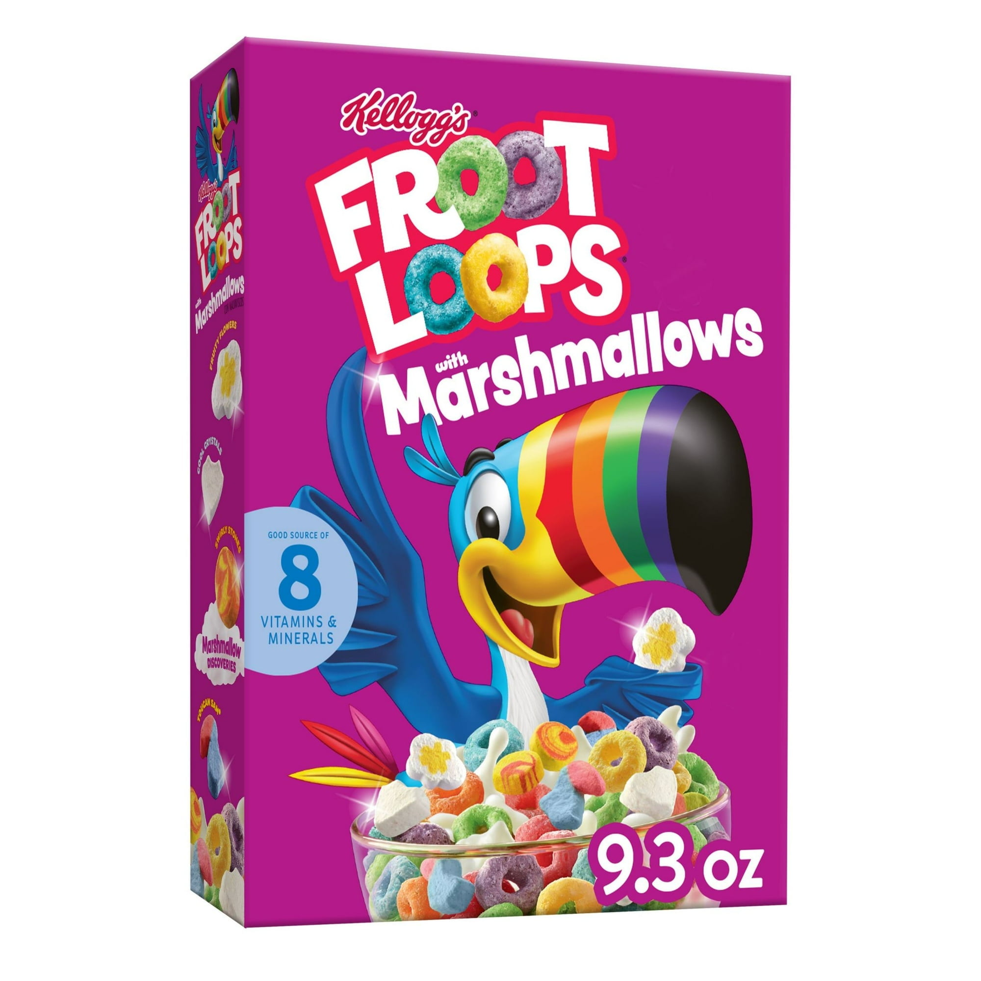 Kellogg's Froot Loops Breakfast Cereal, Kids Cereal, Family Breakfast ...