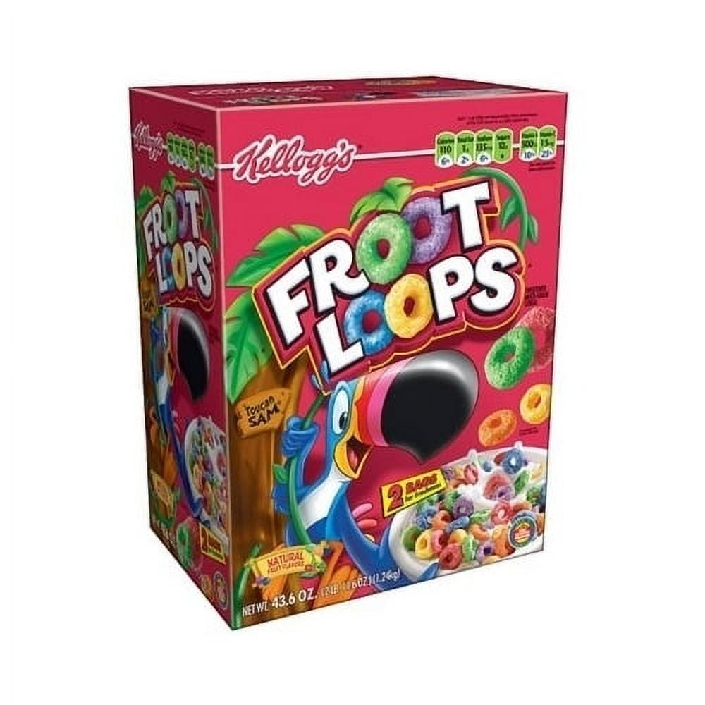 Kelloggs Froot Loops Cereal 43.6 Oz Box - Office Depot