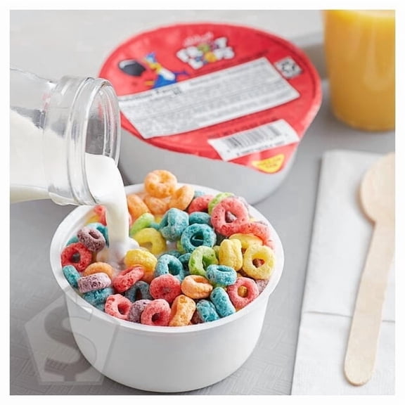 Kellogg's Froot Loops Cereal Single-Serve Bowl Pack 0.75 oz. - 96/Case