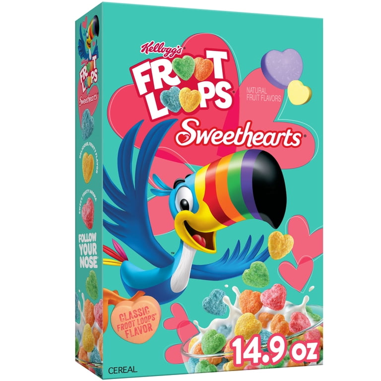 Kellogg's Froot Loops Original Breakfast Cereal, Valentine's Day