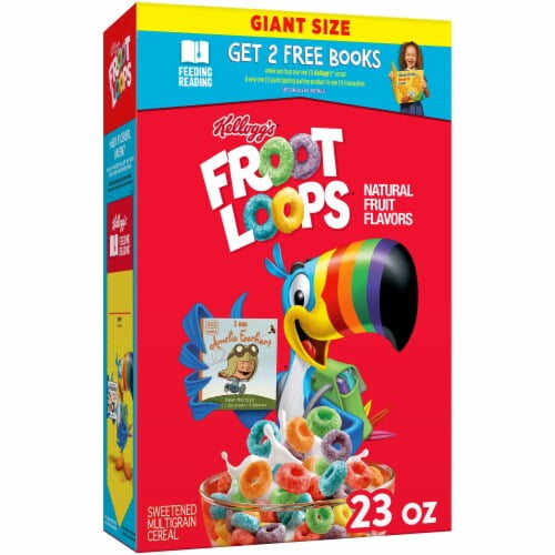 Kellogg's Froot Loops Giant Size Cereal-23.0 oz
