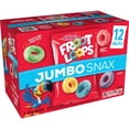 thumbnail image 1 of Kellogg's Froot Loops Jumbo Snax Cereal Snacks, Original, 12 Ct, 5.4 Oz, Box, 1 of 1