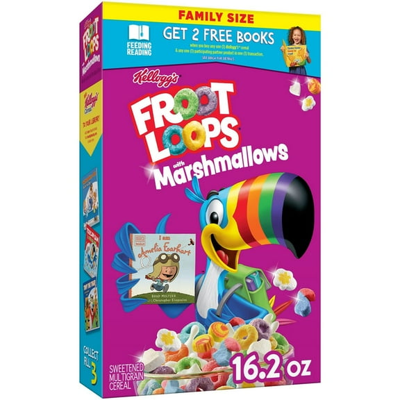 2X - Kellogg's Froot Loops Marshmallow - 16.2 oz