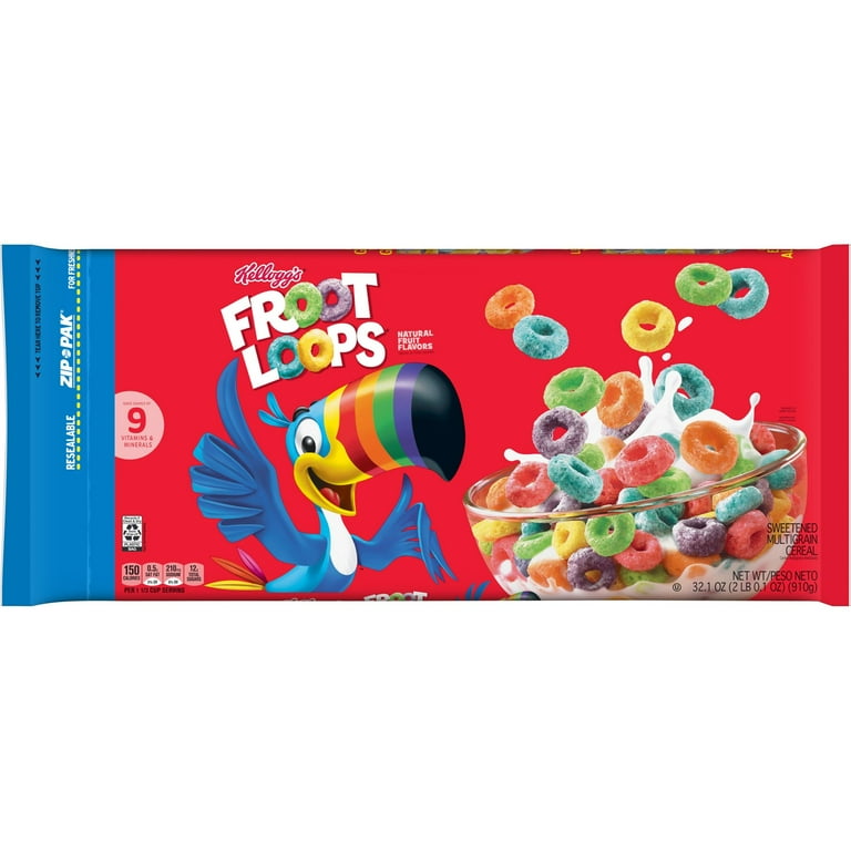 Kellogg's Froot Loops Original Breakfast Cereal - Shop Cereal at H-E-B