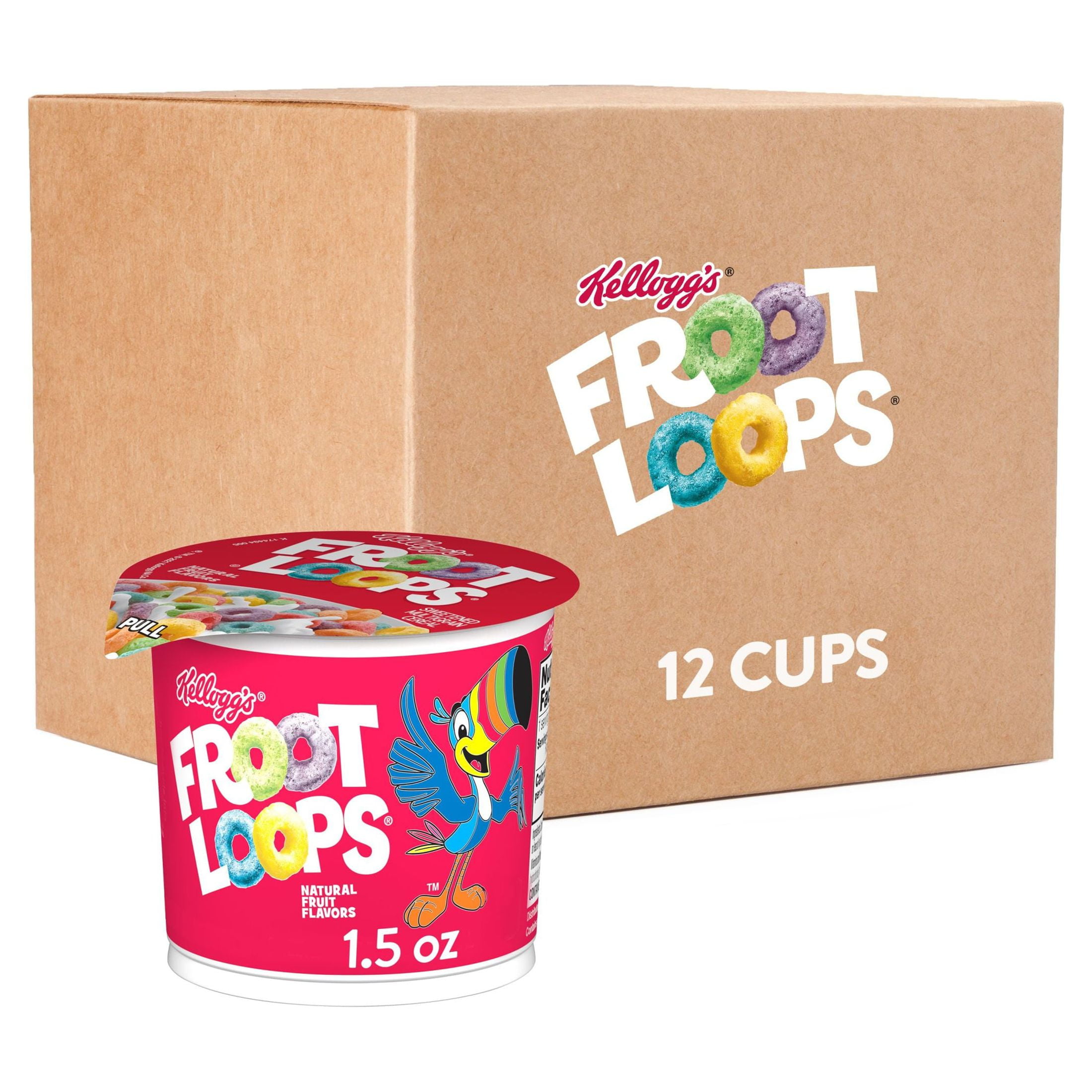 Kellogg's Froot Loops Breakfast Cereal, Original, 10.1 Oz, Box