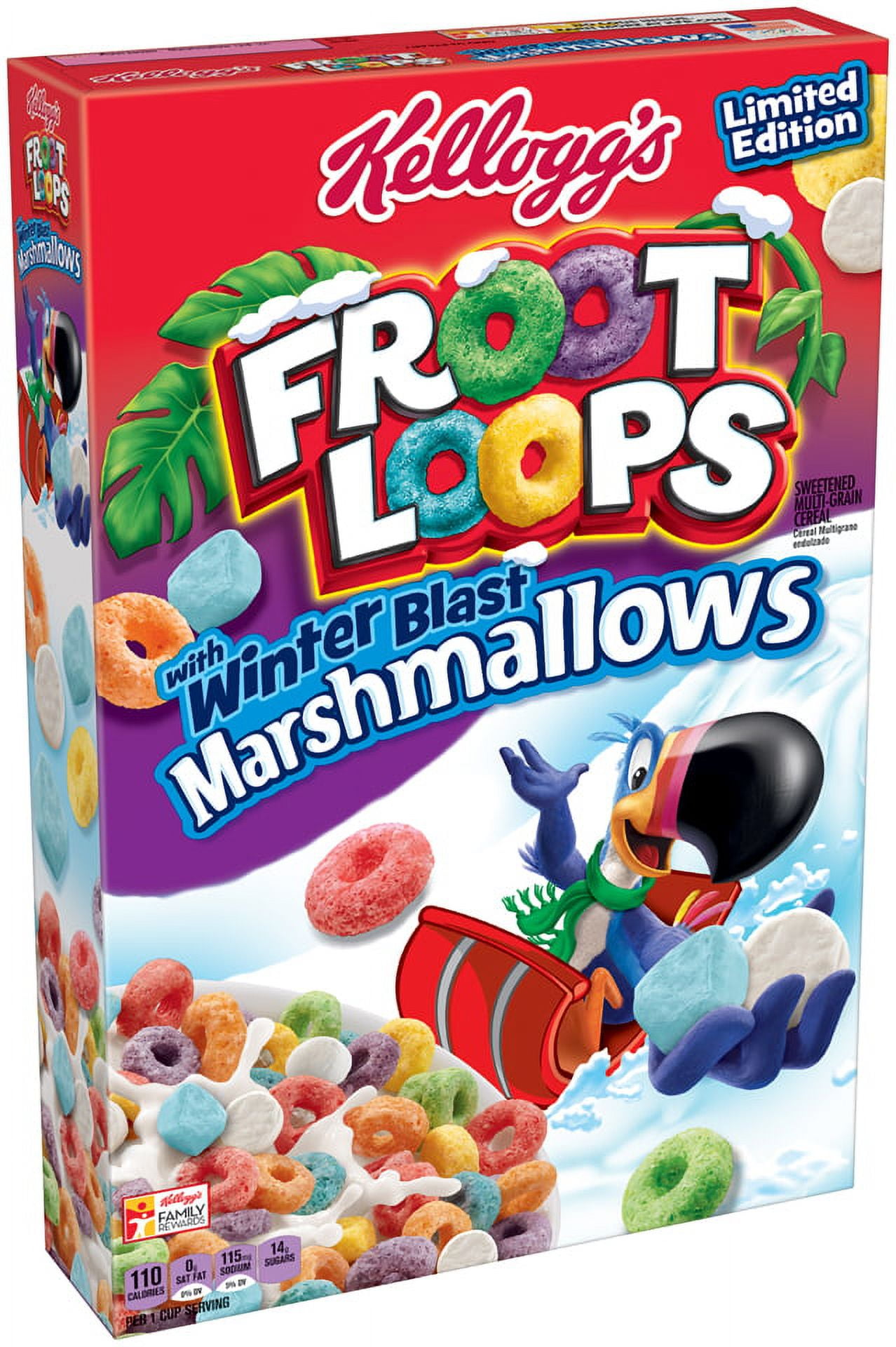 Froot Loops Sweetened Multigrain Cereal with Marshmallows 9.3 oz