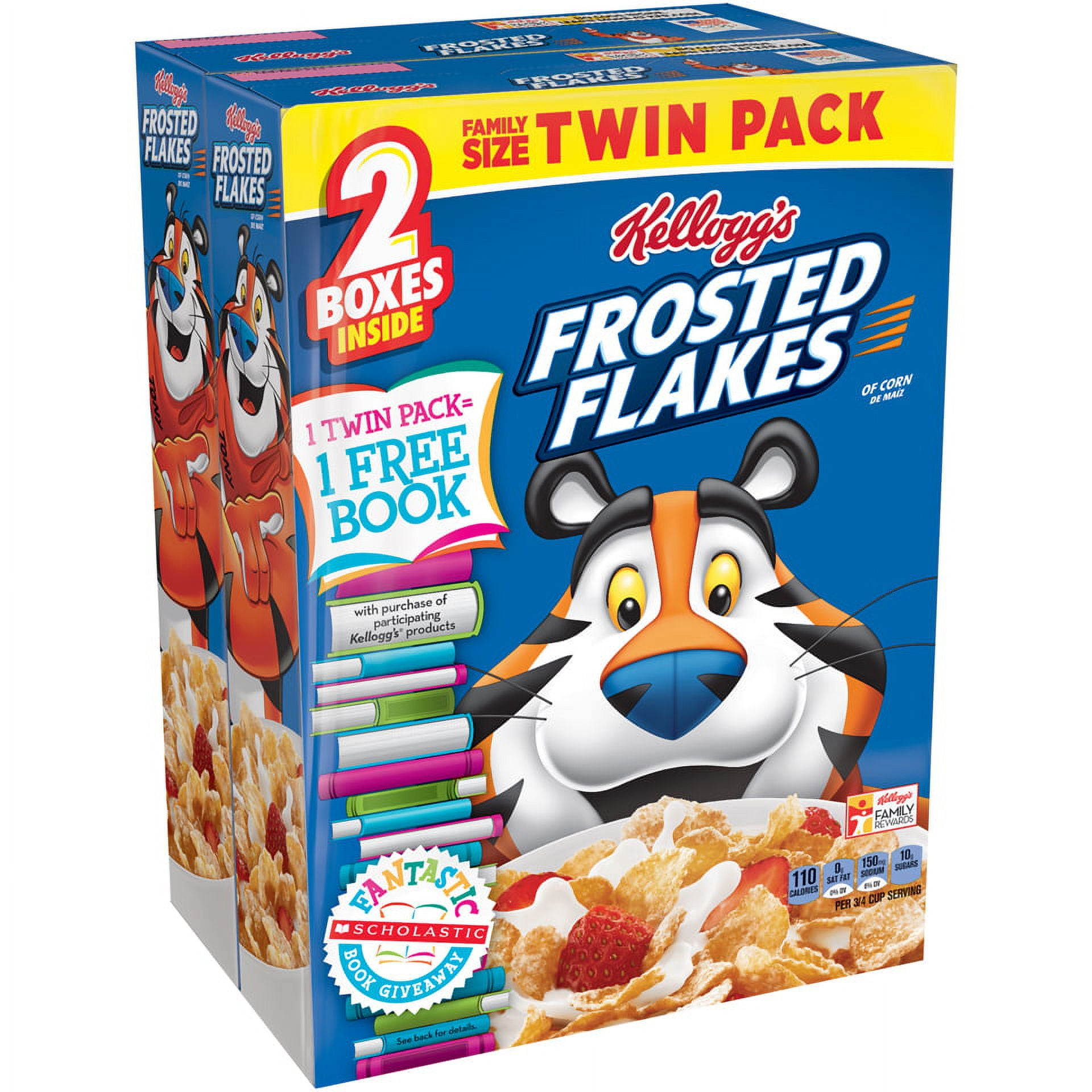 Kellogg's Frosted Flakes BTS Cereal, Twin Pack 53.6 oz. - Walmart.com