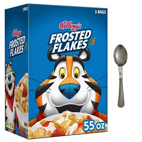 Kellogg's Frosted Flakes Cereal (55 oz.)With Spoon