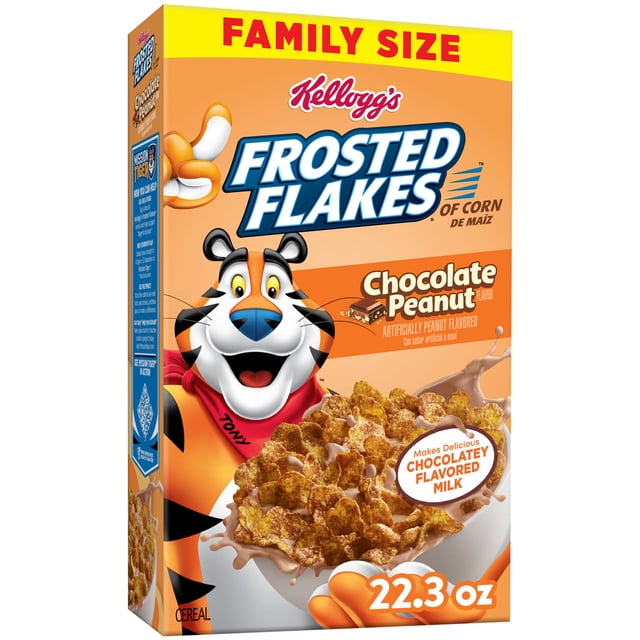 Kellogg's Kellogg's Frosted Flakes Chocolate Peanut Flavor Cereal — product image