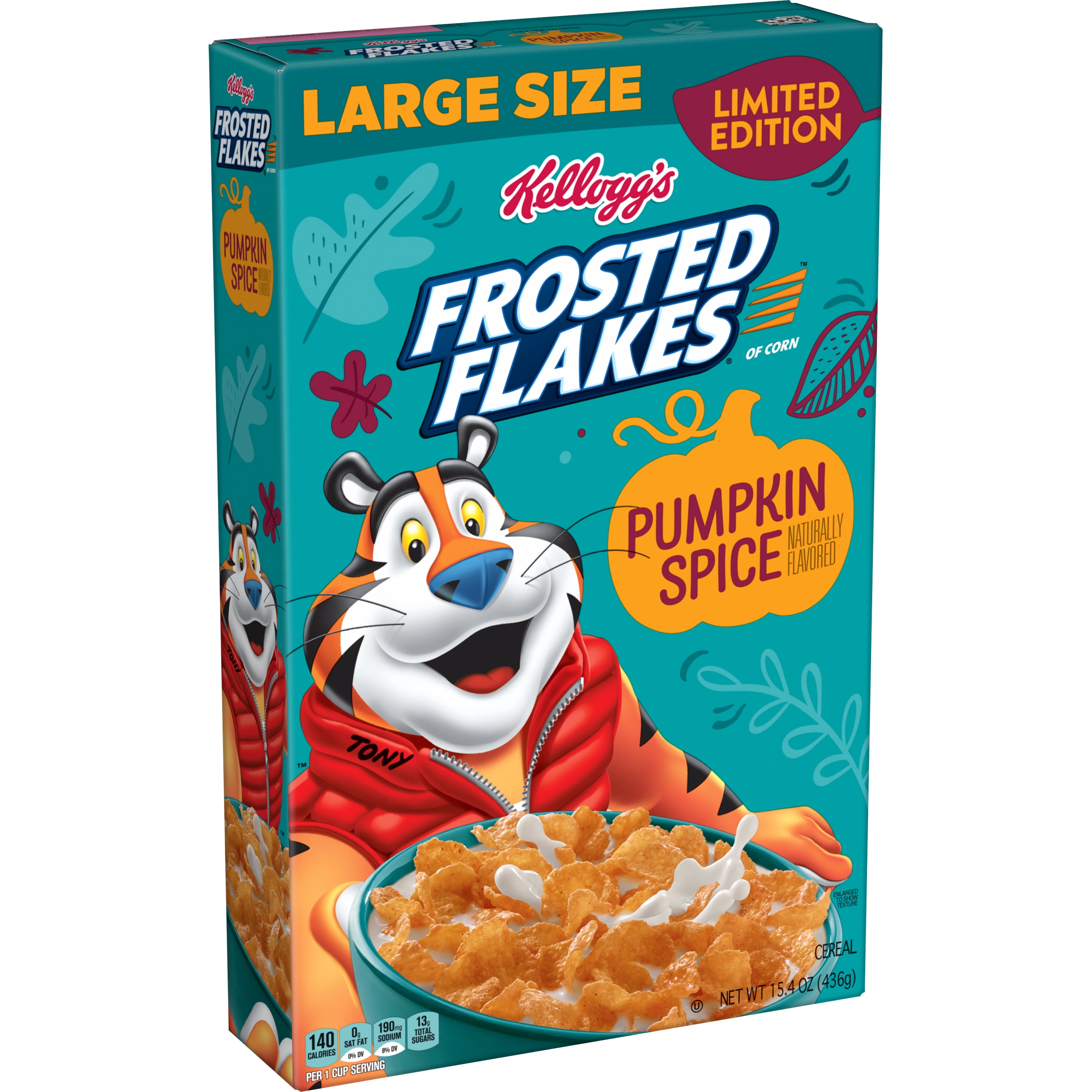 Kellogg's Frosted Flakes Limited Edition Pumpkin Spice Cereal