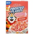 thumbnail image 1 of Kellogg's Frosted Flakes Strawberry Milkshake Cold Breakfast Cereal, 11.6 oz Box, 1 of 7