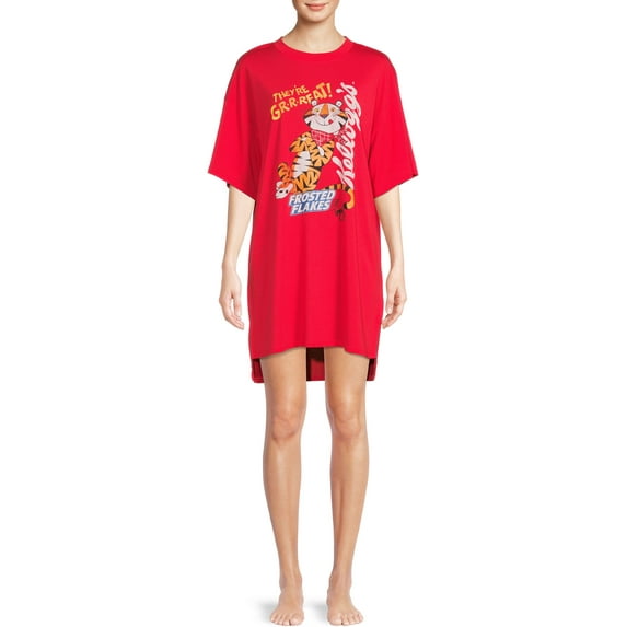 Kellogg's Frosted Flakes Women's and Women's Plus Short Sleeve Sleepshirt