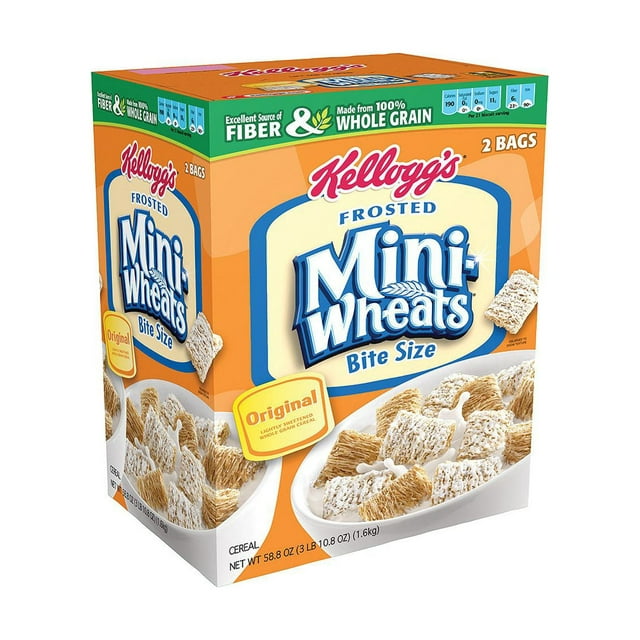 Kellogg's Frosted Mini-Wheats (58.8 oz.) - Walmart.com