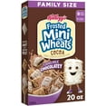 thumbnail image 1 of Kellogg's Frosted Mini-Wheats Breakfast Cereal, Kids Cereal, Family Breakfast, Family Size, Cocoa, 20oz Box, 1 of 14