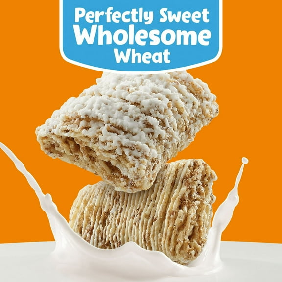 Kellogg's Frosted Mini-Wheats Breakfast Cereal, Kids Cereal, Family Breakfast, Family Size, Original, 24oz (Pack 4)