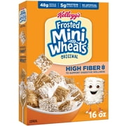 Kellogg's Frosted Mini-Wheats Original Breakfast Cereal, High Fiber, 16 oz
