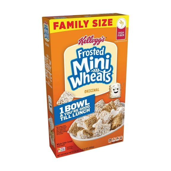 Kellogg's Frosted Mini-Wheats Breakfast Cereal Original - 24 oz (Pack of 14)