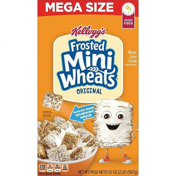Kellogg's Frosted Mini Wheats Original Breakfast Cereal - Mega Size - 32 oz