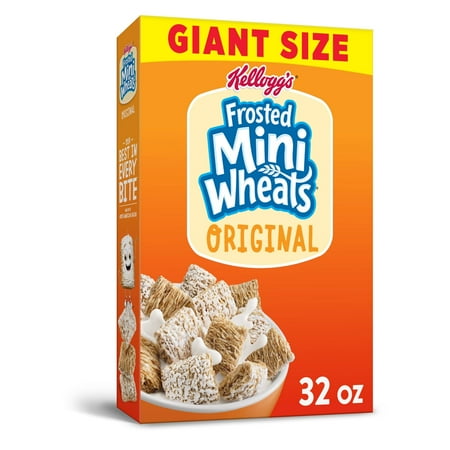 Kellogg's Frosted Mini-Wheats Original Cold Breakfast Cereal, 32 oz