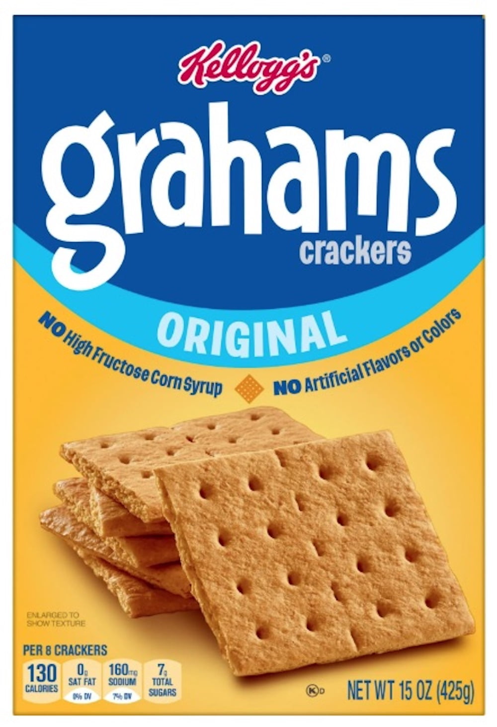 Kellogg's Graham Crackers Original 15 oz (Pack of 72)