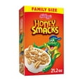 Kellogg's Honey Smacks Original Cold Breakfast Cereal, Family Size, 21.